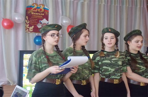 Сегодня чествуем мужчин